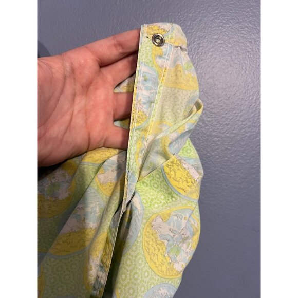 Vintage Montgomery Ward Tank House Dress/Mumu With Snap Buttons & Pockets Size S - Picture 9 of 12